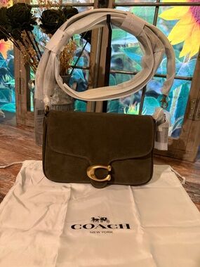 Coach Suede Soft Tabby